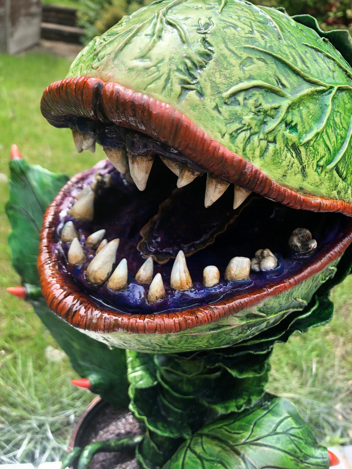 Little Shop of Horrors Man Eating Plant 45cm Sculpture Movie | Etsy
