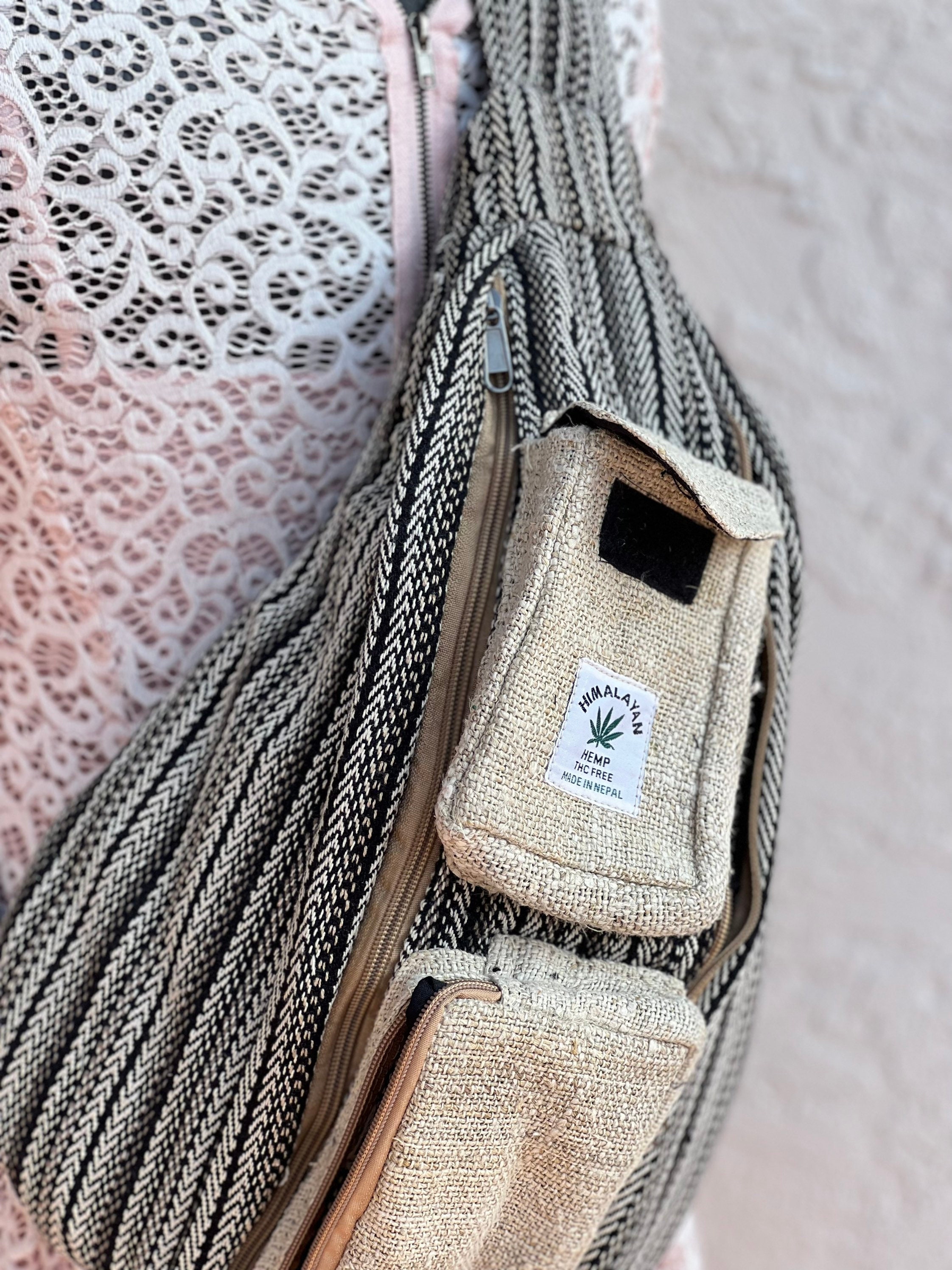 Hemp Side Baghippie Hemp Side Bag Etsy