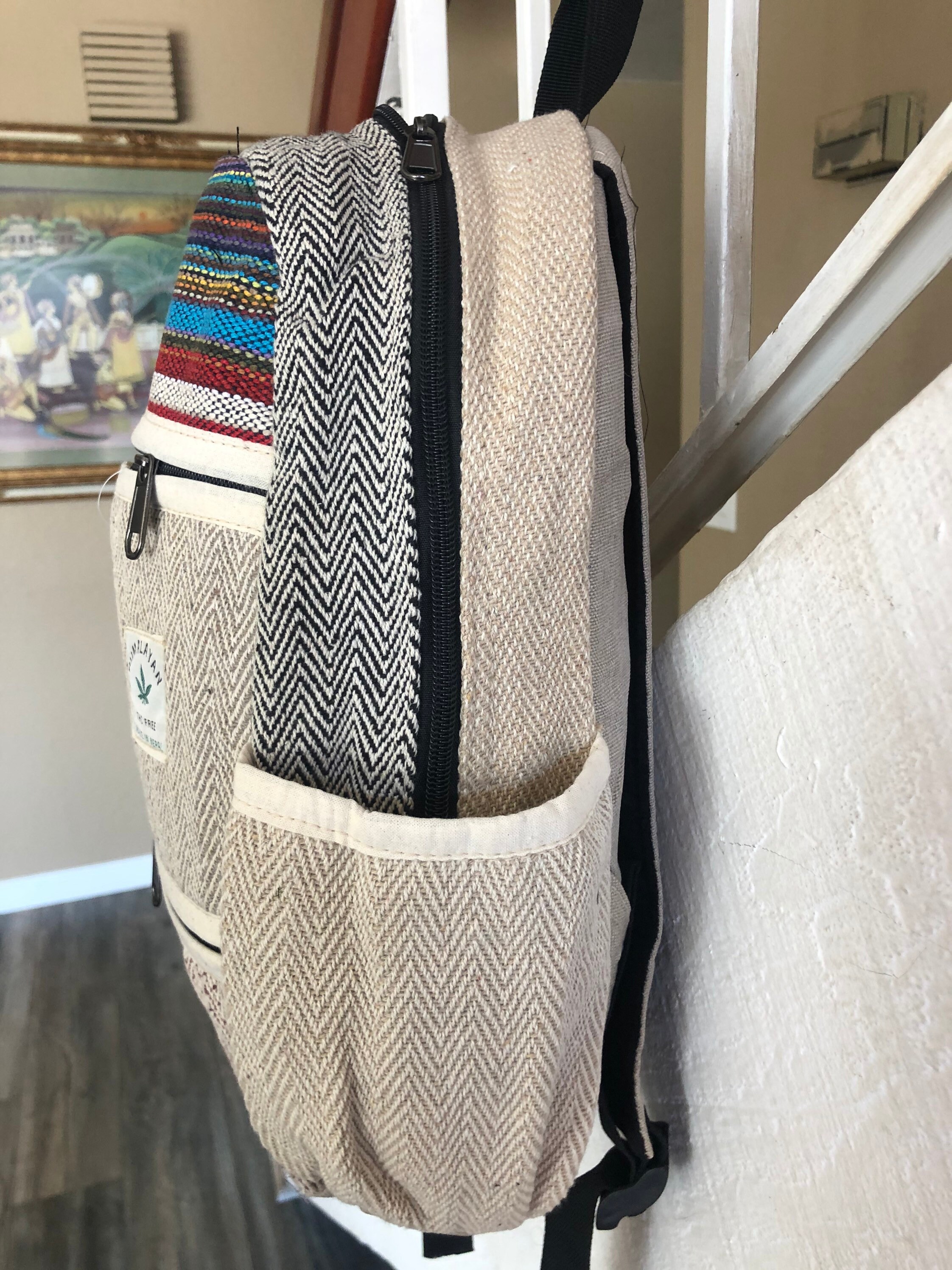 Mochila de cáñamo mochila hippie Etsy