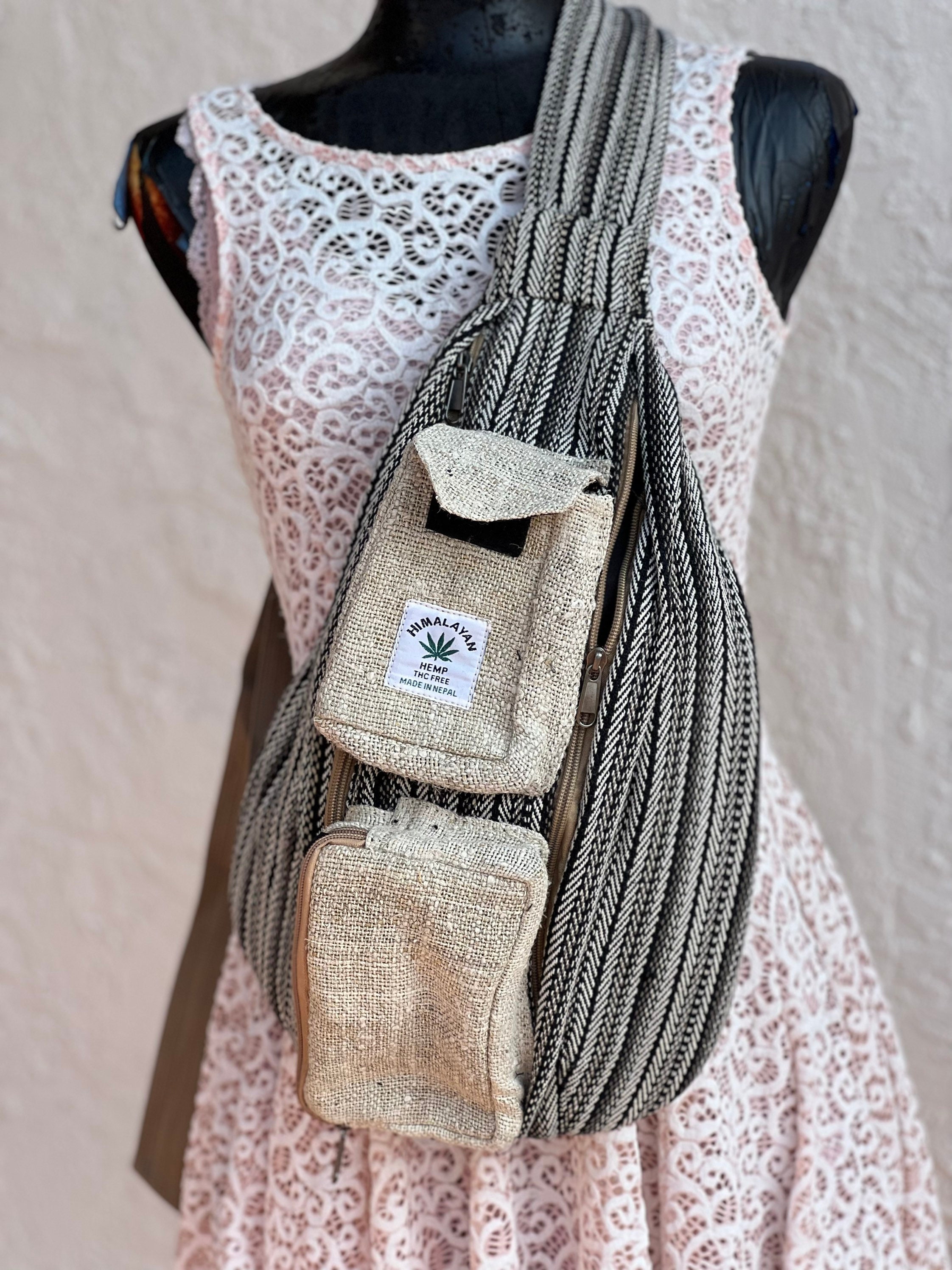 Hemp Side Baghippie Hemp Side Bag Etsy