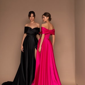 Off Shoulders Elegant Evening Dresses A-line Floor Length - Etsy