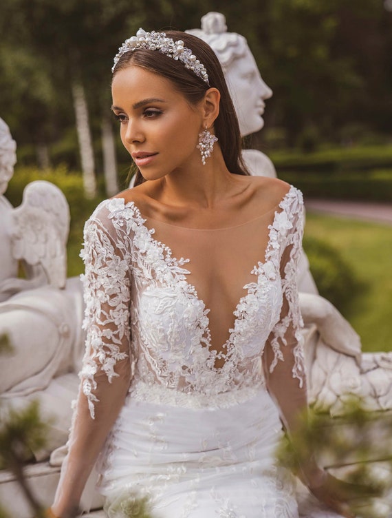 Top 10 Mermaid Wedding Dresses with Sleeves