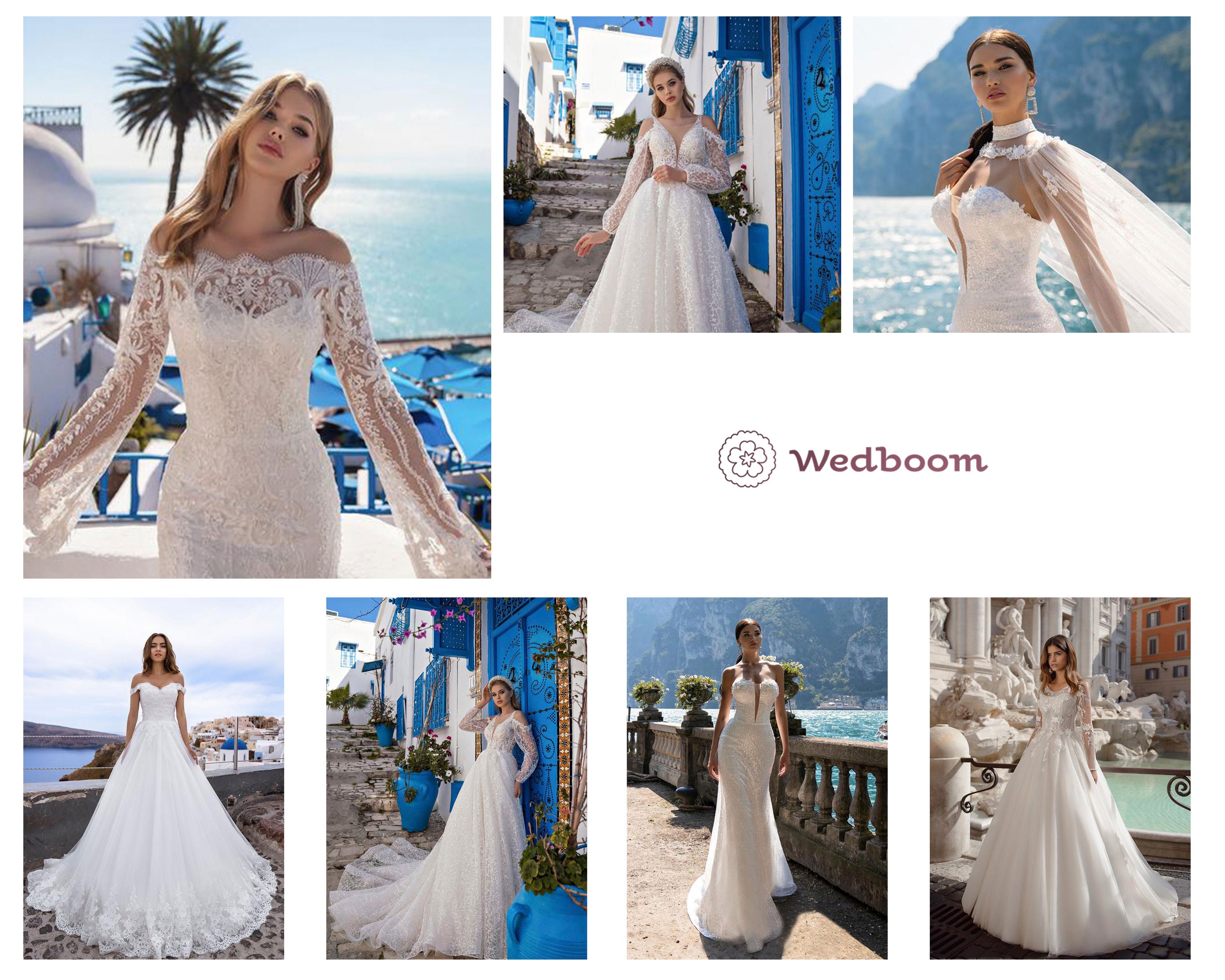 Simple Long Wedding Dress Beach Wedding Dress Unique Wedding Etsy