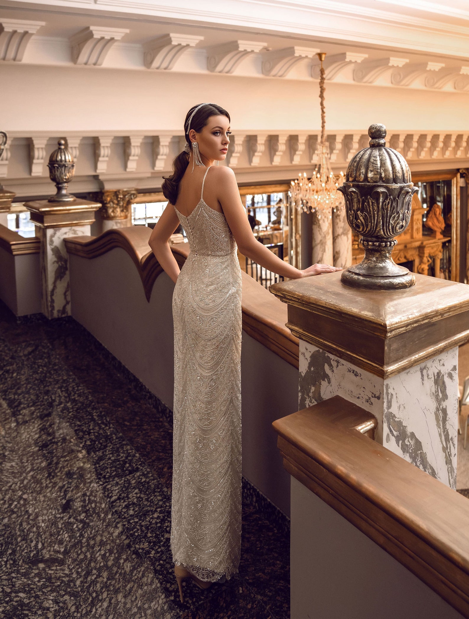 Elegant Wedding Gown Luxury Bridal Gown Long Wedding Dress | Etsy