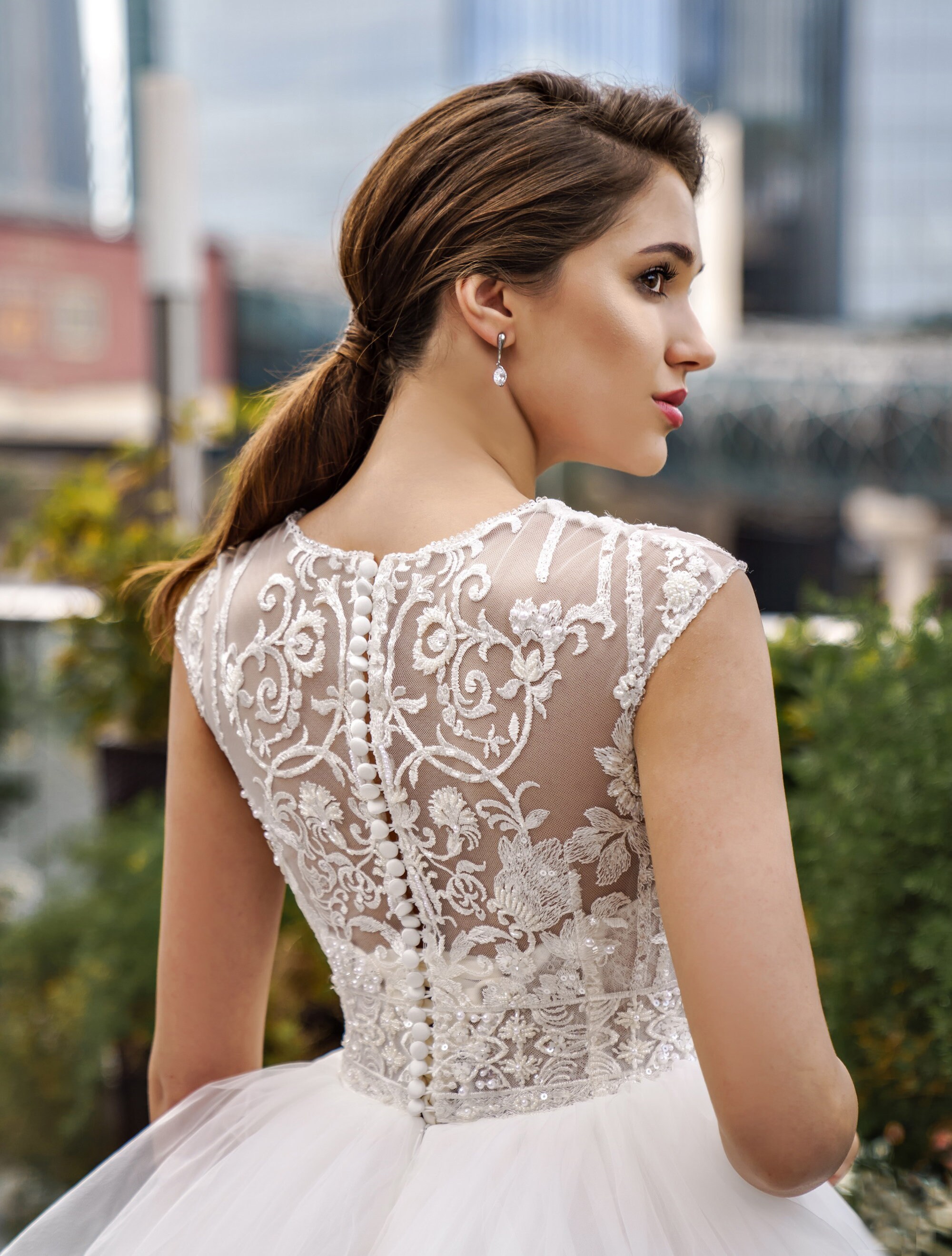 long summer wedding dress