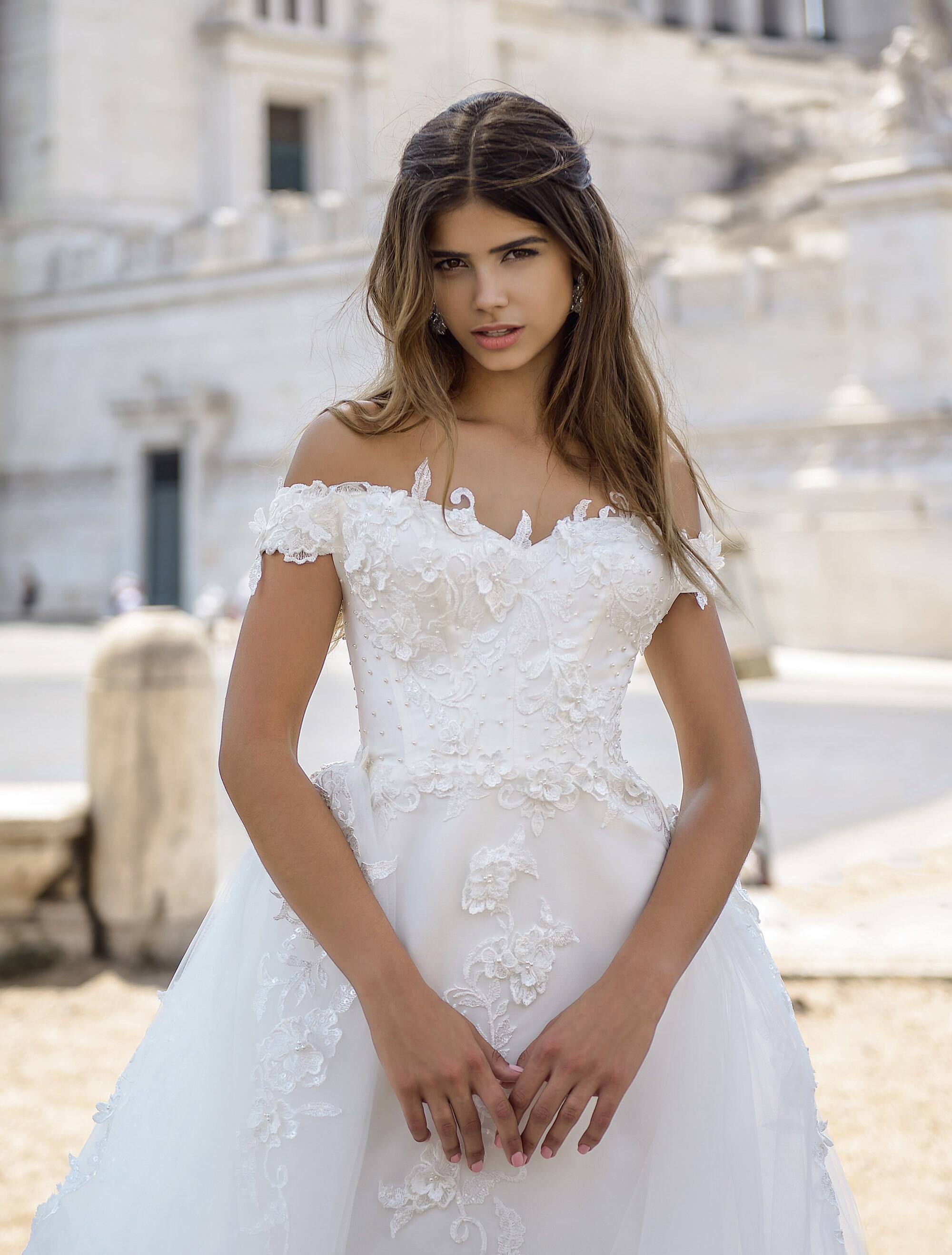 Boho Wedding Dress White Lace Wedding Dress Tulle Wedding | Etsy Boho Wedding Dress White Lace Wedding Dress Tulle Wedding | Etsy