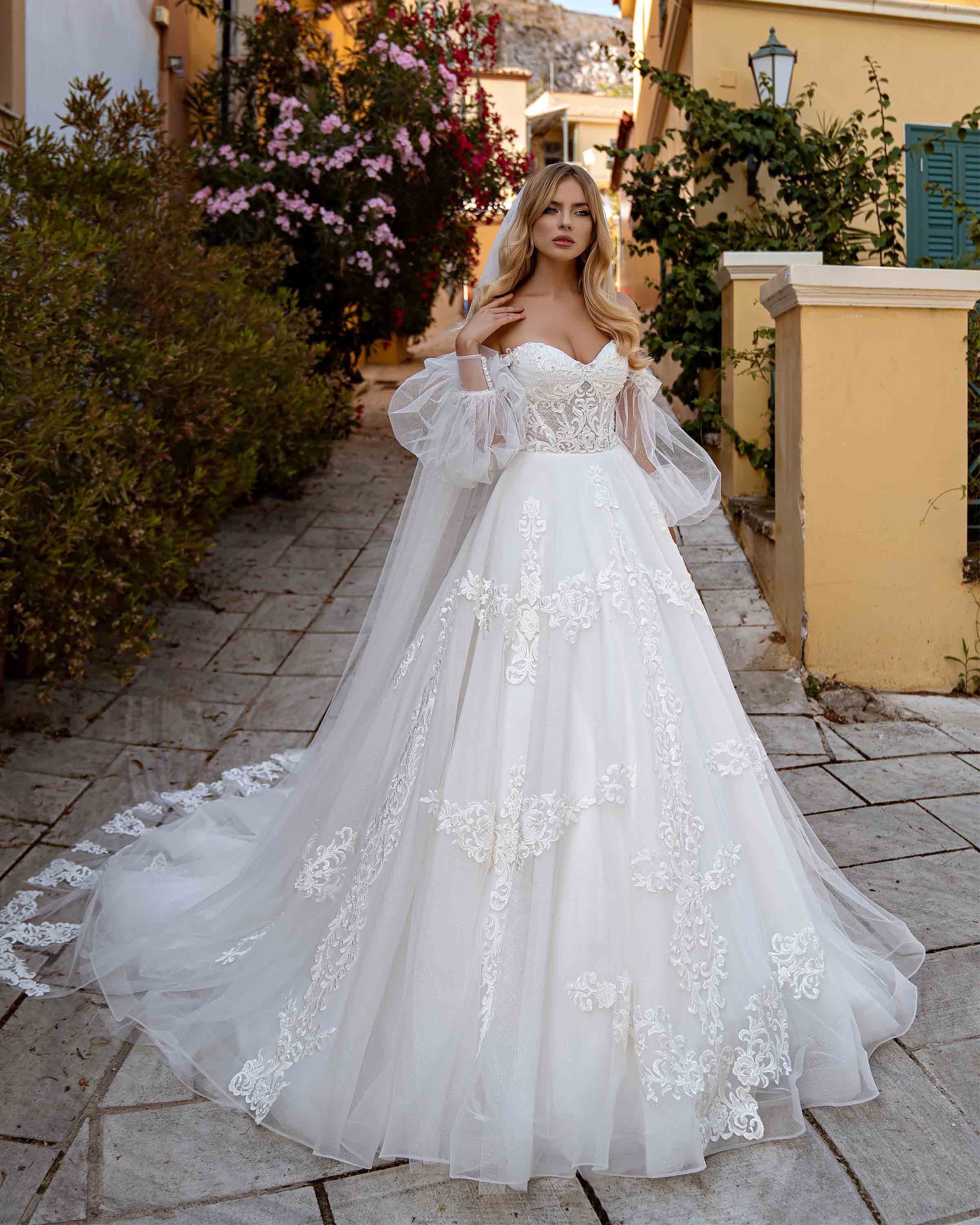 Lush Wedding Dress Fairy Wedding Dress White Simple Dress Etsy