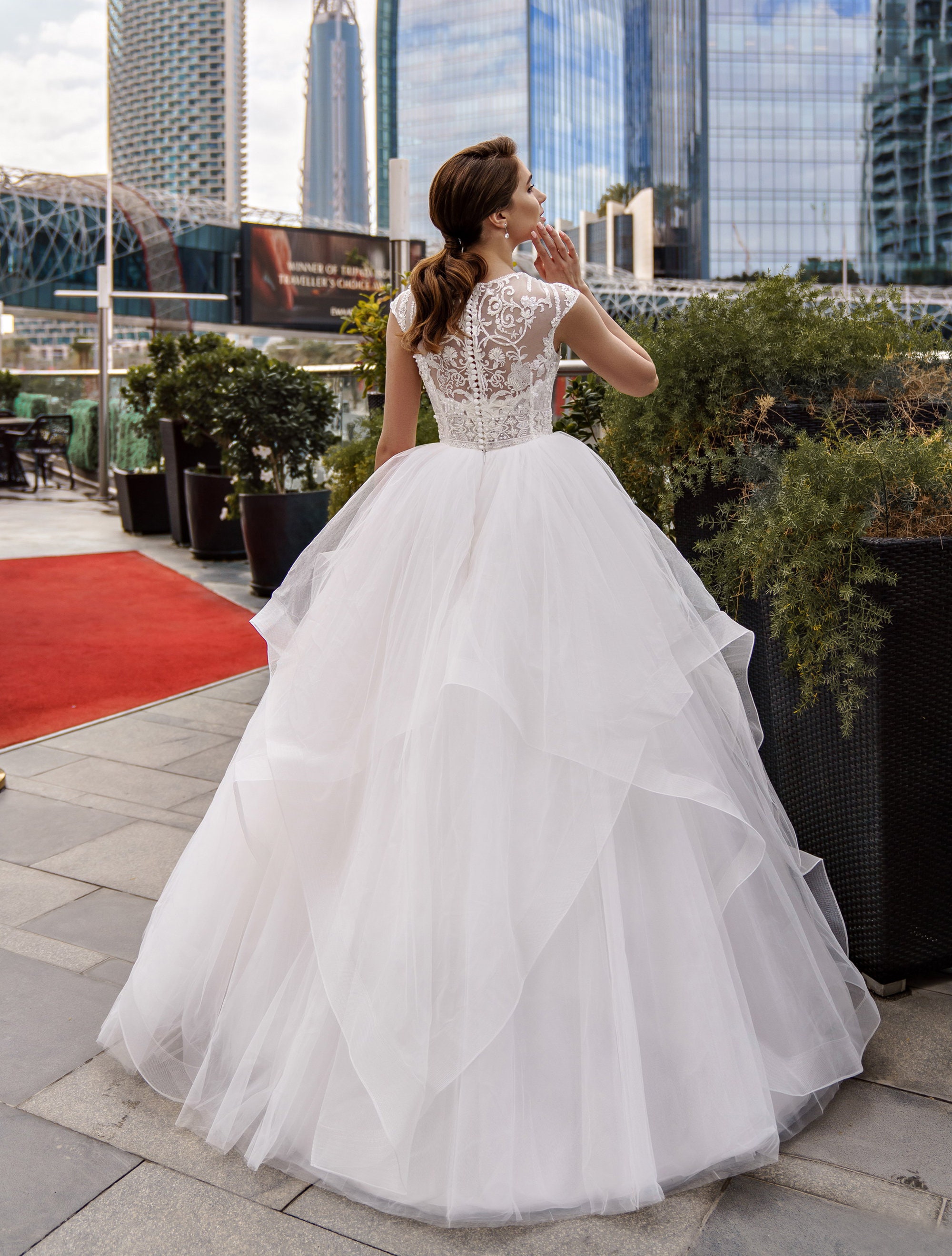 long summer wedding dress