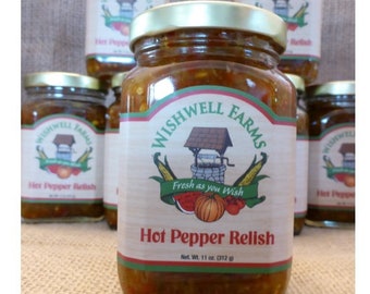 Wishwell Farms Hot Pepper Relish