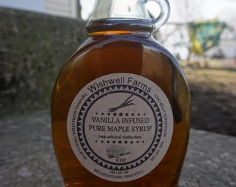 Vanilla Bean Infused Ohio Maple Syrup