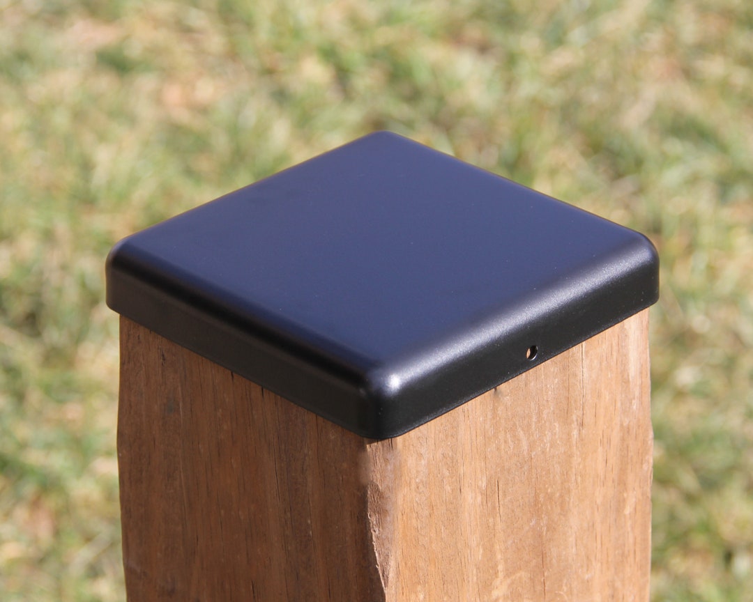 Flat Steel Post Cap Heavy Duty Post Cap for 6x6 Wood Post Etsy