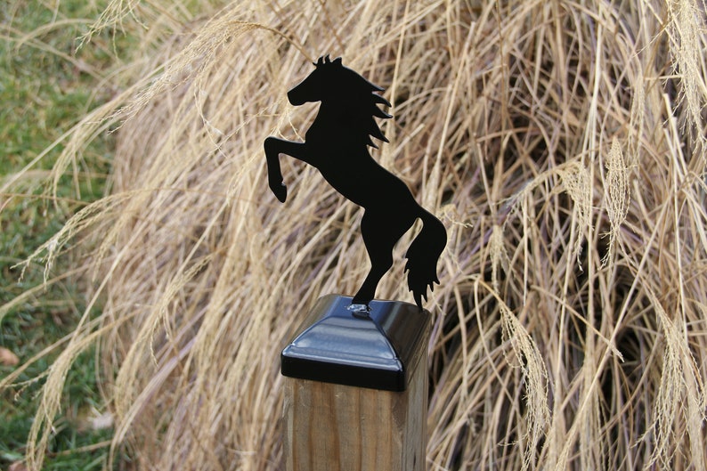 Horse Post Cap for 4x4 Wood Fence Post Etsy
