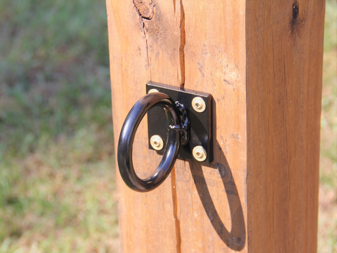 Nautical Rope Fence Rings Heavy Duty Etsy