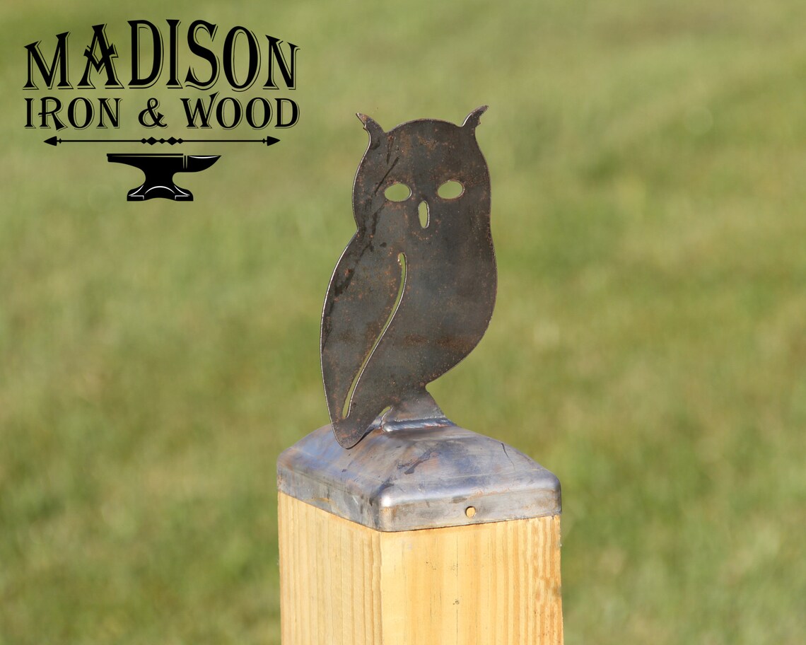 4x6 Owl Post Cap Decorative Fence Post cap for 4x6 Wood Post Etsy