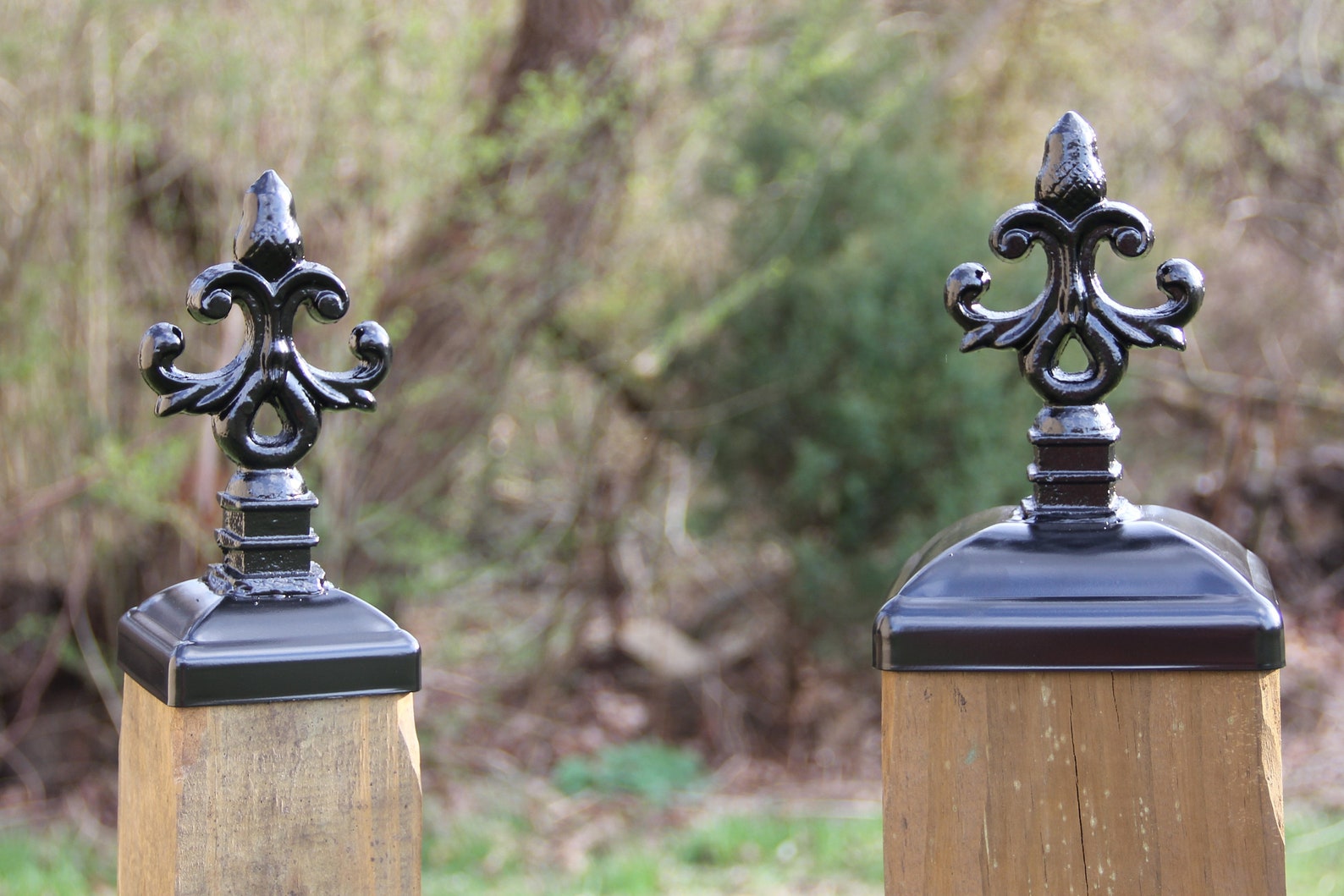 Nottingham 6x6 Wrought Iron Post Cap Decorative Nottingham Etsy