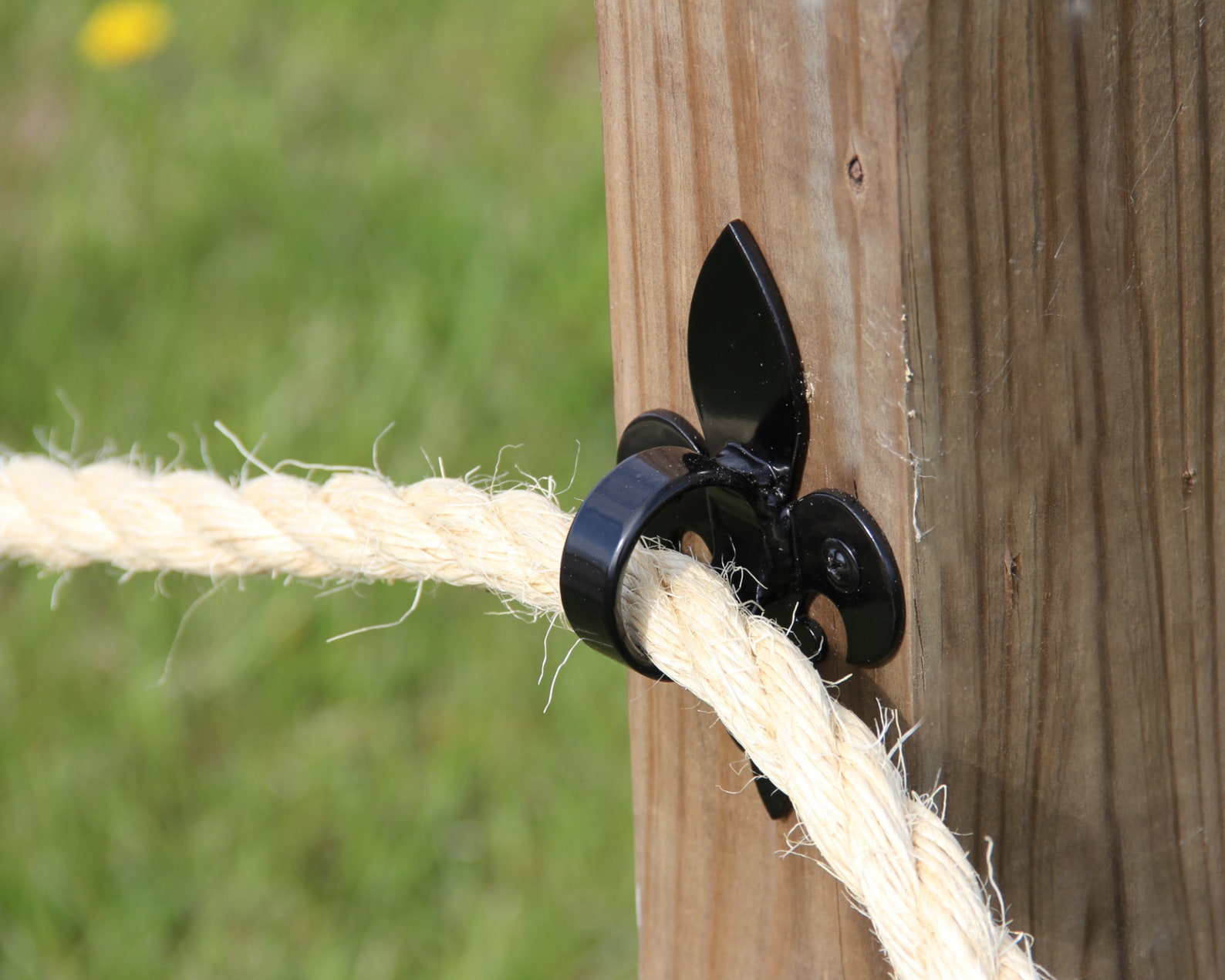 Fleur De Lis Rope Holder French Design Rope Fence Hardware Etsy