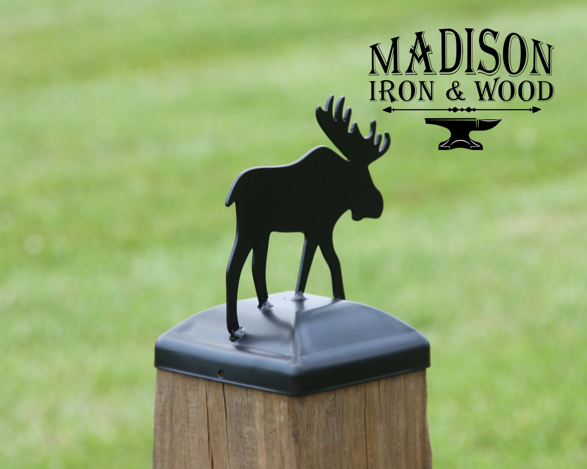 Moose Post Cap for 6x6 Wood Fence Post Moose Post Finial Etsy