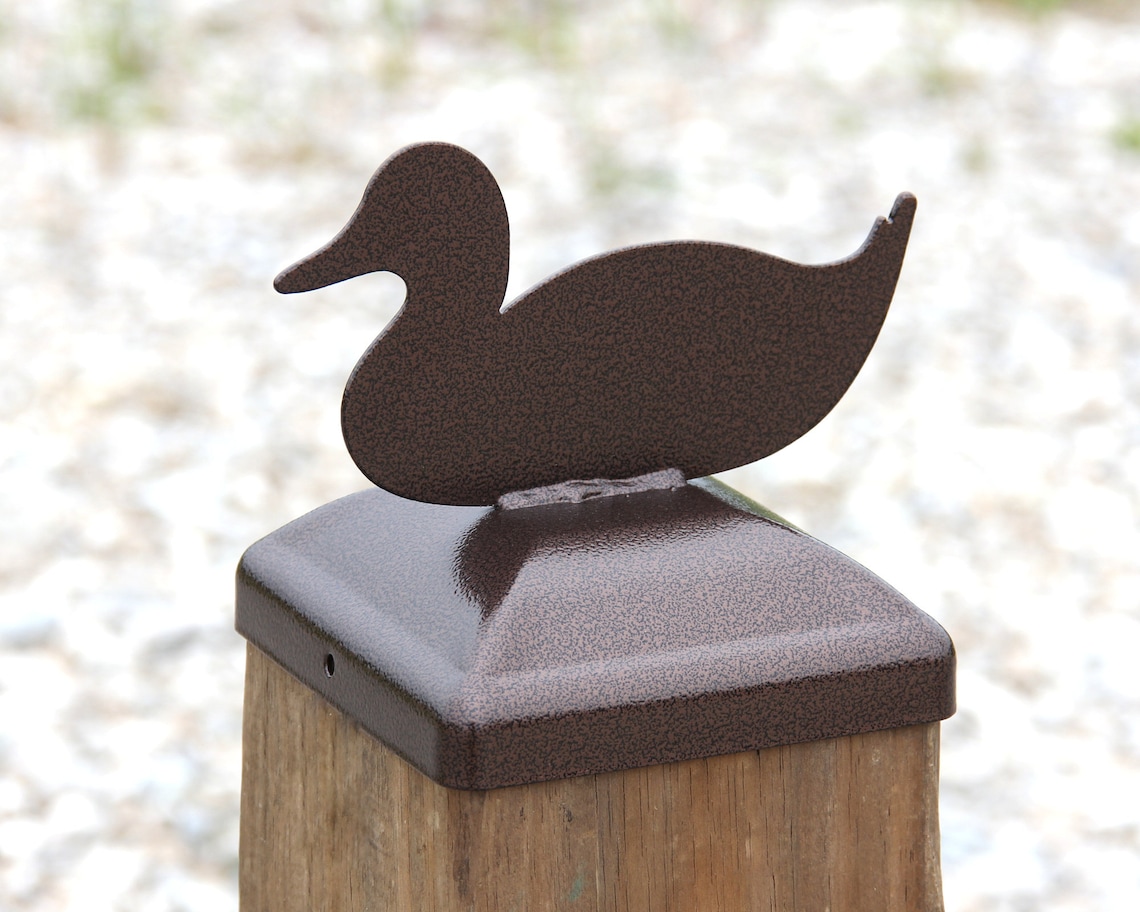 Duck post Cap for 6x6 Wood Fence Post Decorative Duck Post Etsy.de