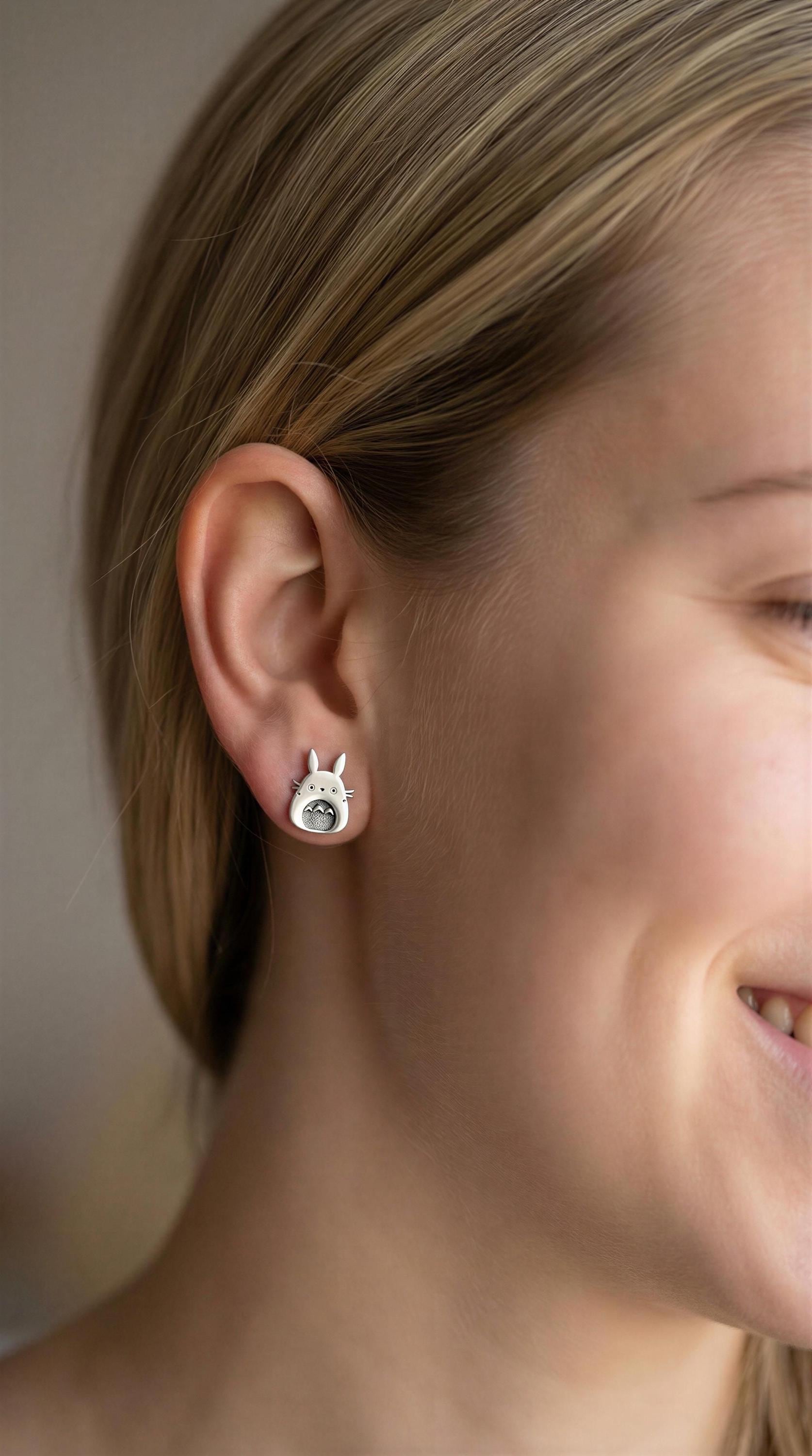 Totoro earrings - Etsy 日本