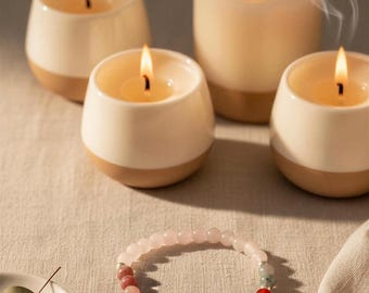 Armband om liefde aan te trekken, amulet voor de liefde, vind je soulmate, natuurstenen, liefdesenergie, Valentijnsdagcadeau