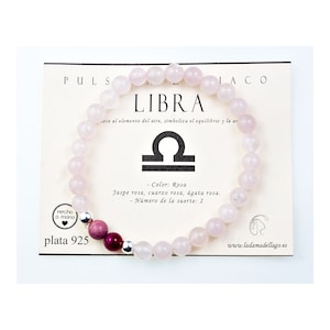 Libra zodiac bracelet, gift for libra, esoteric gift, zodiac sign, esoteric, stars, numerology, mineral bracelet
