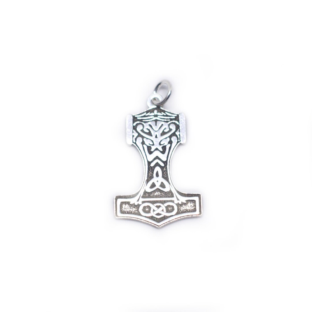 Thor's Hammer Pendant in 925 Silver Etsy UK
