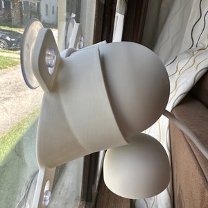 25 Degree Angled Suction Cup Mount for Google Nest Cam Indoor (2nd Gen) – PETG 3D-Printed