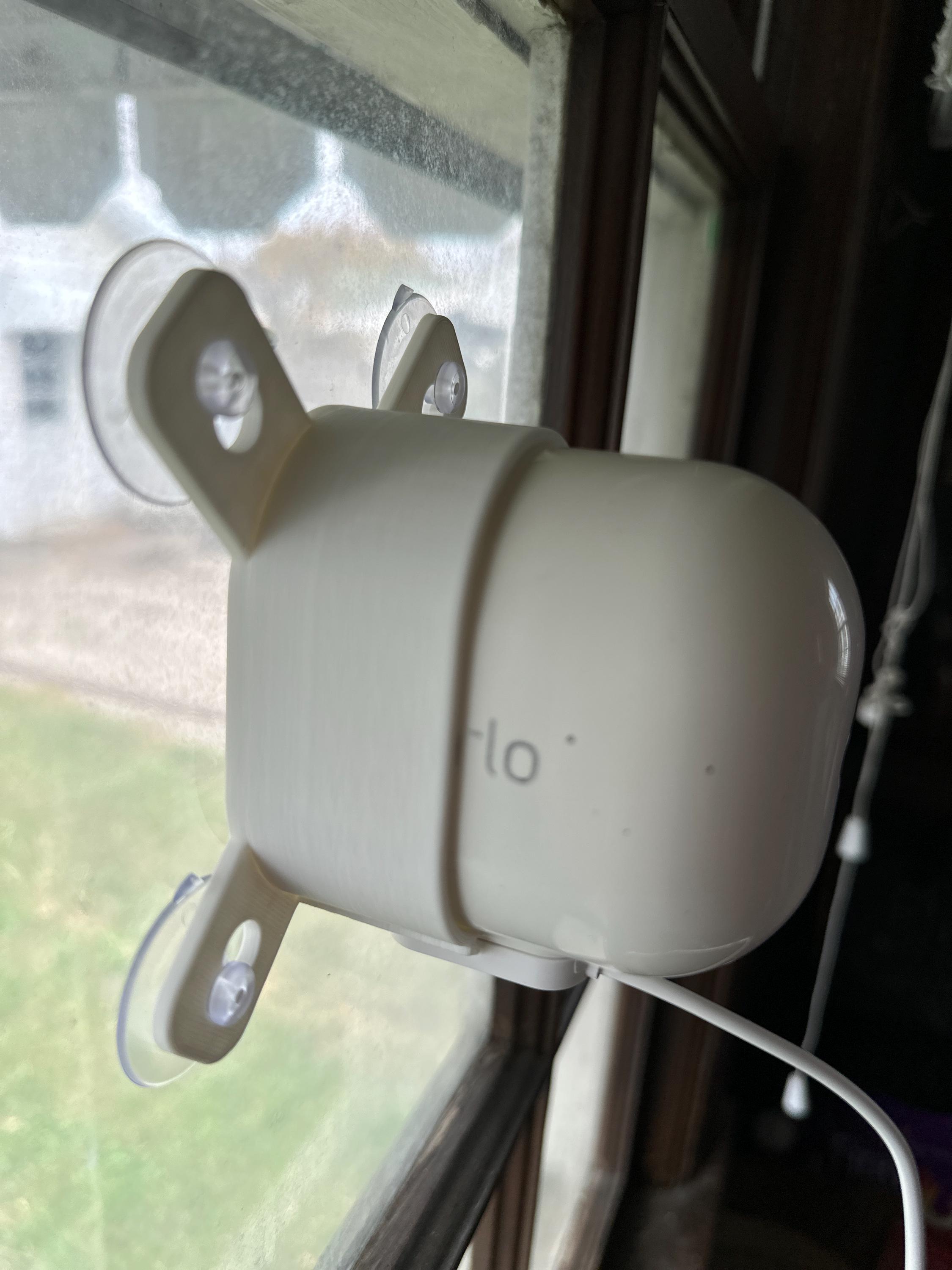 Arlo Pro 4/5s/ultra Window Mount – 3D Printed Suction Cup Holder