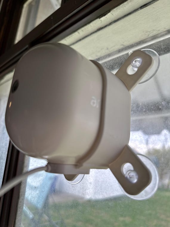 Arlo Pro 4/5s/ultra Window Mount – 3D Printed Suction Cup Holder