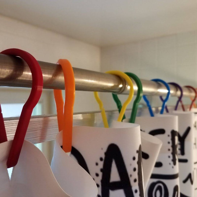 Shower Curtain Hooks Etsy