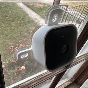 Blink Gen 4 Camera Holder 25 Degree – 3D Printed PETG with 3 Suction Cups – No Drill Window Mount – Custom Colors