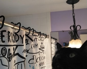 Cat Themed Shower Curtain Hooks