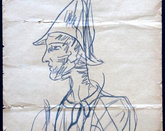 Original Pablo Picasso Taureau-Attentat (A. R. 94)
