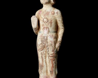 Stehende Buddhistische Bodhisattva Statue aus Qing Zou Long Xing