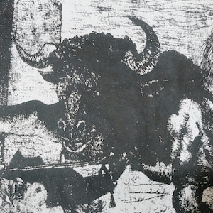Original PICASSO Print - Authentic Pablo Picasso Collotype  Signed Picasso
