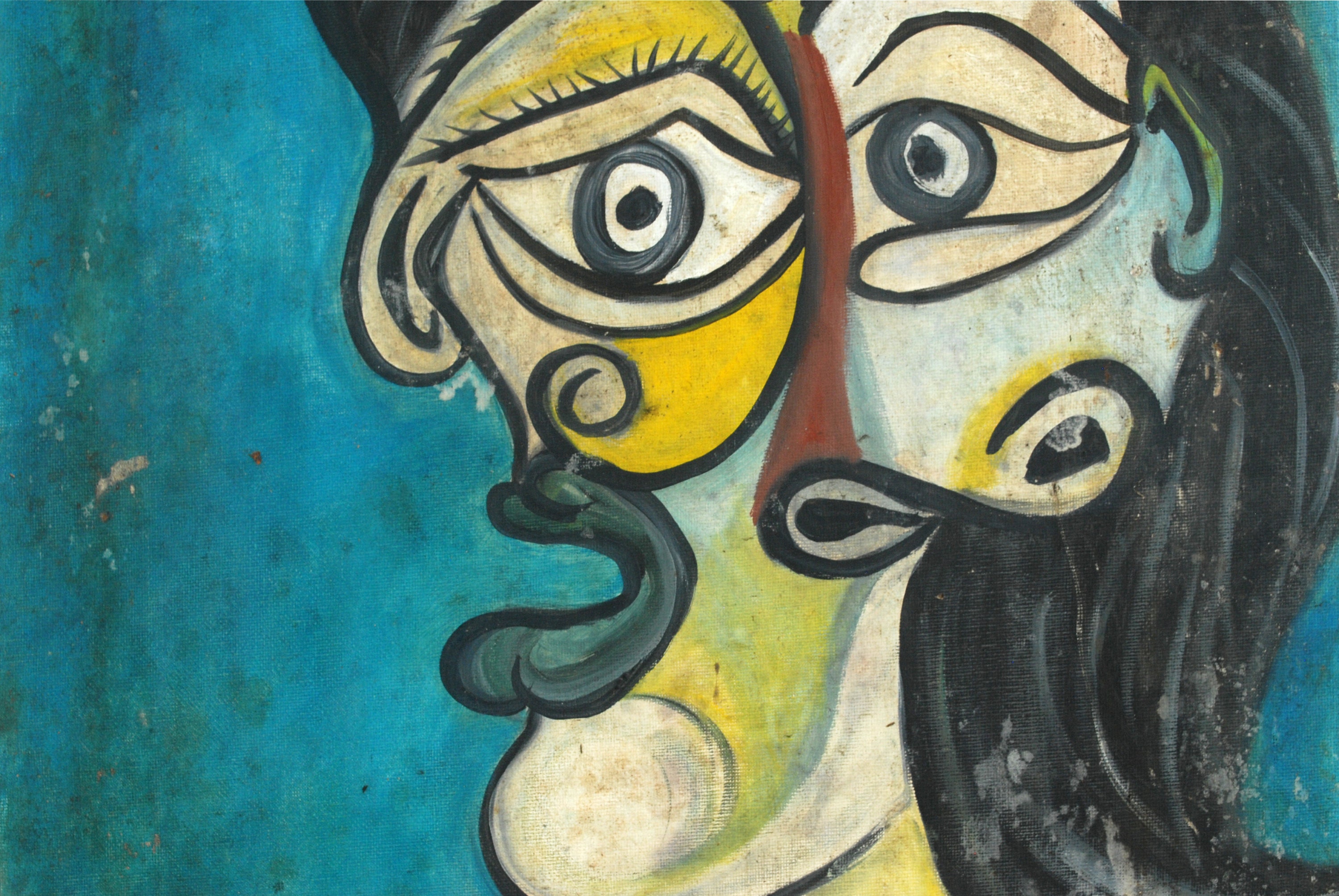 Pablo Picasso Ölgemälde Original datiert 1939 Picasso Gemälde | Etsy