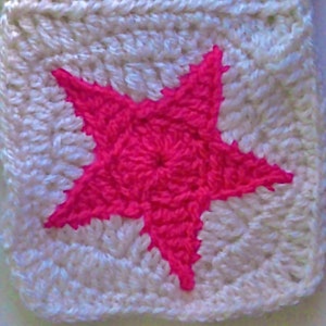 Star Granny Square PDF Pattern