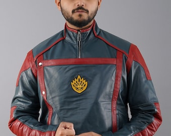 Handmade Mens Star Vol 3 Inspired Leather Jacket | Real Leather Jacket