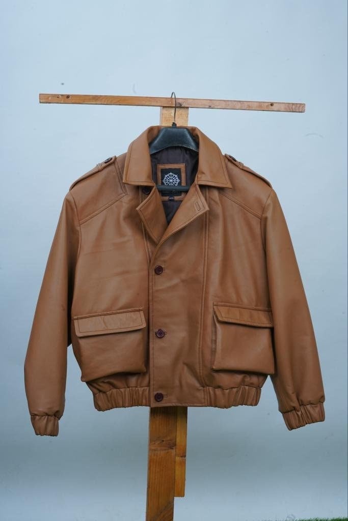 Handmade Major Motoko Cosplay Costume Kusanagi Ghost Shell Leather Jacket | Inspired Tan In The Shell 1995 | Men and Women Sizes