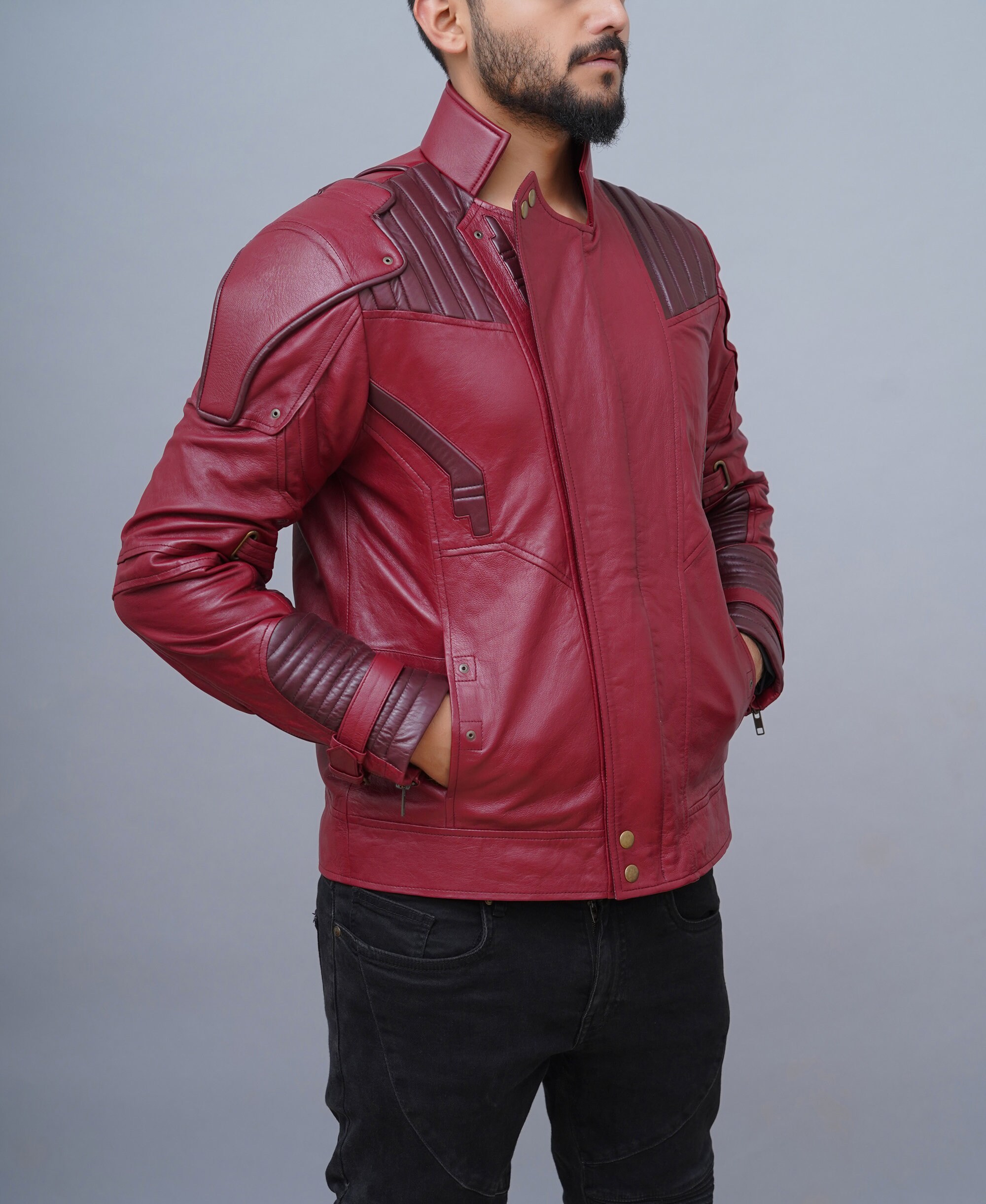 Chris pratt deals leather jacket