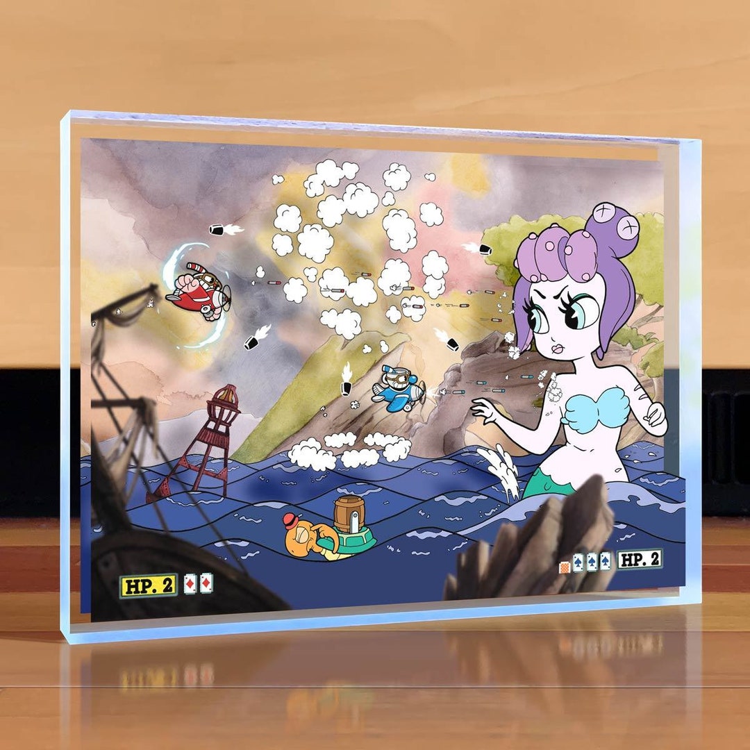 Cuphead Cala Maria Desktop Art