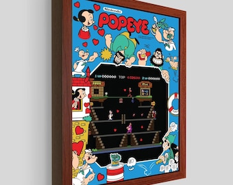 ポパイ PG-92 パノラマスクリーン ゲーム＆ウォッチ ボックス