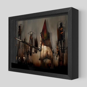 Misty Day Shadowbox Art