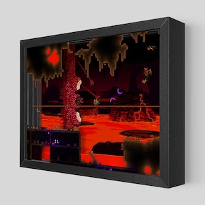 Terraria Underworld Shadowbox Arte