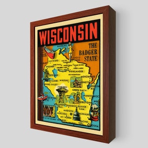Wisconsin Shadowbox Art