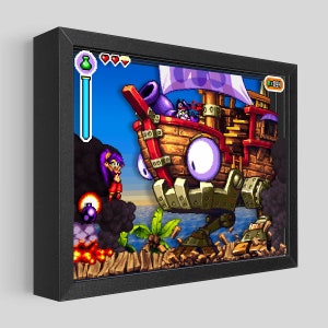 Shantae: Risky&#39;s Revenge Shadowbox Art