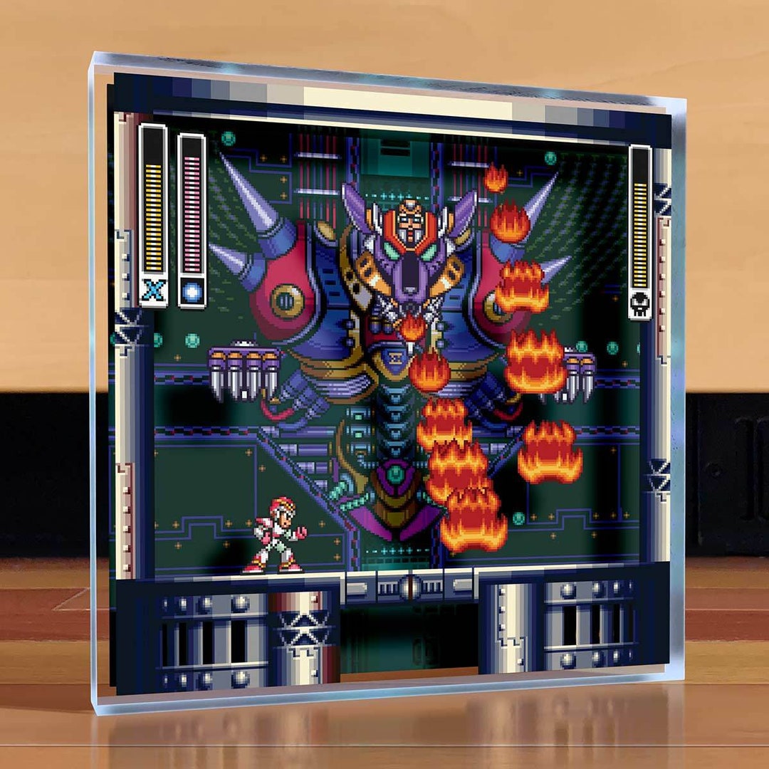 ロックマンX vs シグマ デスクトップアート - Etsy 日本