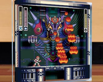 Mega Man X vs Sigma Desktop Art