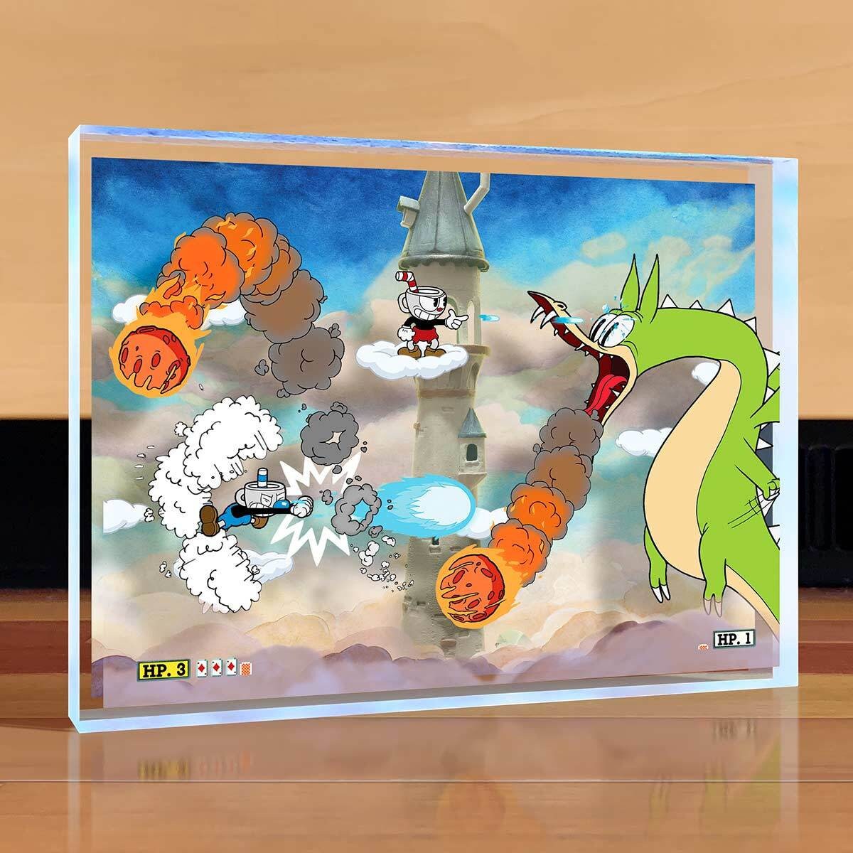 Cuphead Grim Matchstick Desktop Art