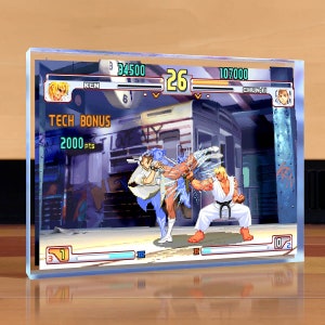 Street Fighter III: 3rd Strike - Chun-Li vs. Ken Skrivbordsgrafik